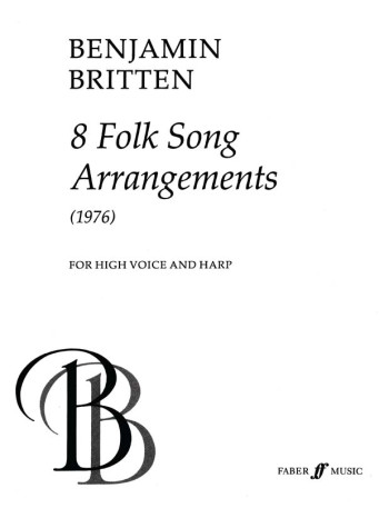 Folk Song Arrangements: High Voice: Vocal and Harp (Faber)