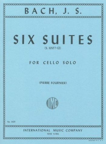 6 Cello Suites Bwv1007-1012: Cello Solo  (International)