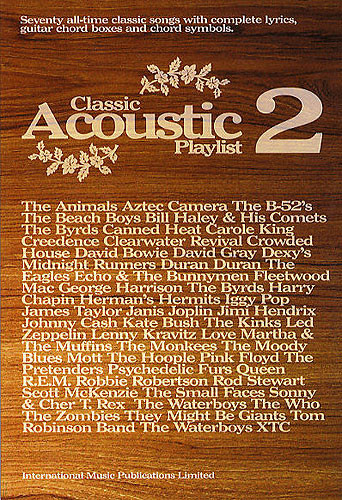 Classic Acoustic Playlist 2: Guitar Chords and Lyrics