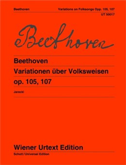 Variations On Folksongs: Op.105 and 107: Piano  (Wiener Urtext)