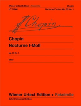 Nocturne Op.55/1  F Minor  Piano: Facsimile (Wiener Urtext)
