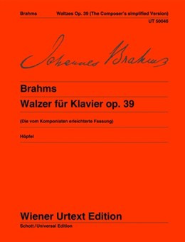 Waltzes Op.39: Composers Simpified Verse: Piano  (Wiener Urtext)