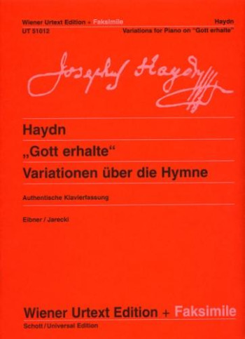 Variations On Gott Erhalte: Facsimile (Wiener Urtext)