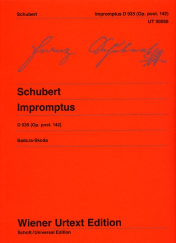 Impromptus D935: Op.142 (post): Piano (Wiener Urtext)