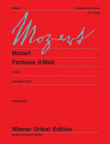 Fantasia: D Minor: Piano  (Wiener Urtext)