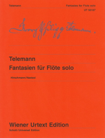 Fantasias Flute Solos (Wiener Urtext)