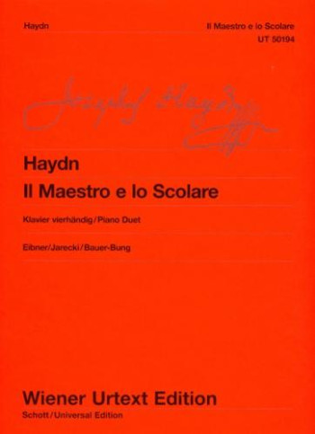Il Maestro E Lo Scolare: Two piano (Wiener Urtext)
