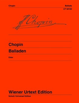 Ballads: Piano  Ed Jan Ekier (Wiener Urtext)