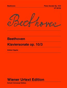 Piano Sonata D MajorOp.10/3: Piano (Wiener Urtext)