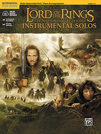 Lord Of The Rings: Trilogy:  Instrumental Solos Violin: Book & Audio