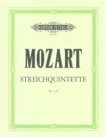 String Quintets Nr. 4-8 Score & Parts (Peters)