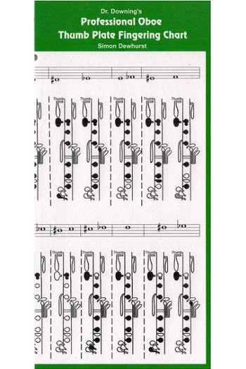 Dr Downing Professional Thumb Plate Oboe Fingering Chart