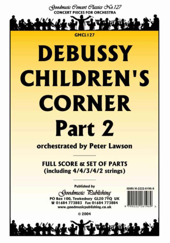 Childrens Corner Part 2: Orchestra Score & Parts (Arr Lawton)
