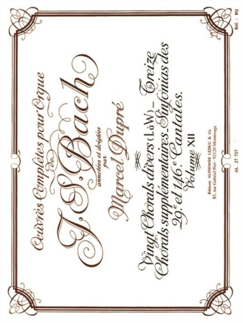 Complete Organ Works Vol.3 With Annotations And Fingerings By Marcel Dupré