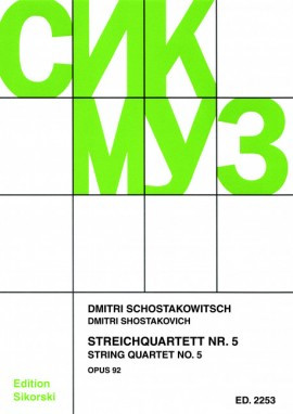 String Quartet No 5 Set Of Parts