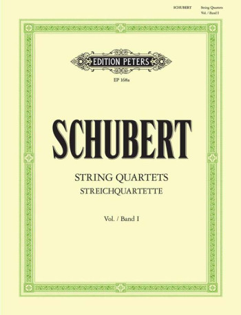 Schubert: String Quartet: Complete: 1: Score and Parts