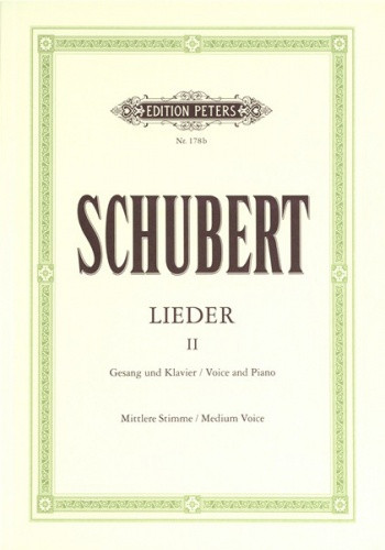 Lieder (Songs) Vol.2 Medium Voice & Piano (Peters)
