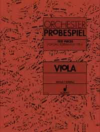 Test Pieces For Orchestral Auditions Viola (Orchester Probespiel)