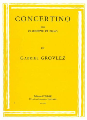 Concertino: Clarinet & Piano (Combre)