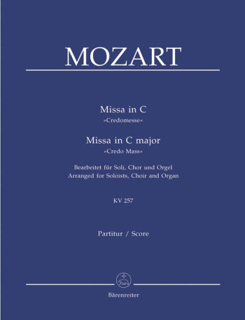 Credo Mass In C: Kv257: Vocal Score (Barenreiter)