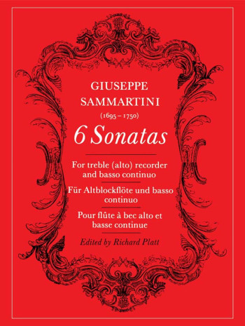 6 Sonatas: Treble Recorder and Continuo (Archive Copy) (Faber)