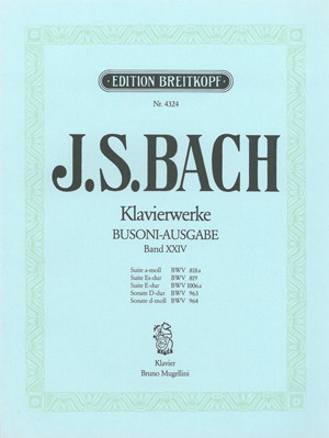 Complete Piano Works Vol.24 Piano Arr Busoni  (Breitkopf)