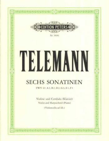6 Sonatinas: Violin and Piano (Peters)