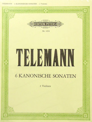 6 Canonic Sonatas: Violin Duet