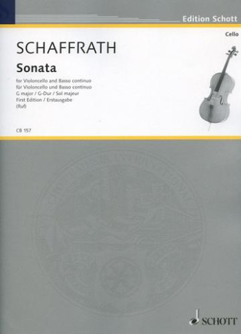 Sonata In G: Cello & Piano  (Schott)