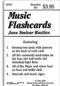 Bastien Music Flashcards