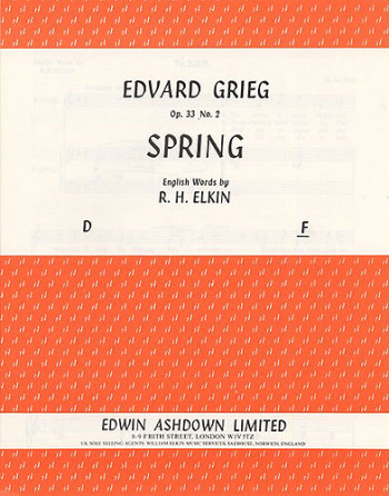 Spring: F: Op.33 No.2: Voice