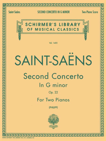 Concerto In G Minor No 2: Op.22: Piano (Schirmer Ed)