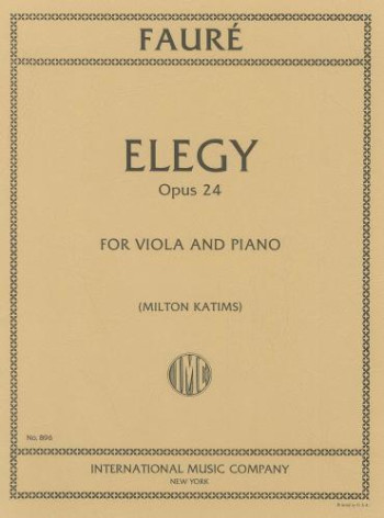 Elegie Op.24 Viola & Piano (International)