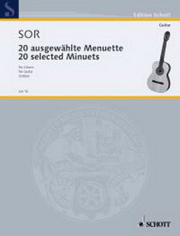 20 Selected Minuets/Ausgewählte Menuette: Guitar