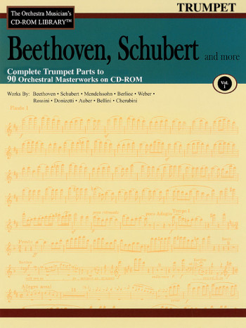 Orchestra Cd Rom Libarary: Trumpet: Vol 1: Beethoven, Schubert