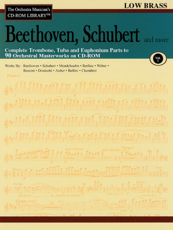 Orchestra Cd Rom Libarary: Low Brass: Vol 1:  Beethoven, Schubert