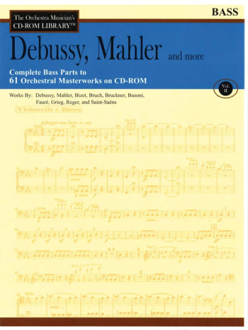 Orchestra Cd Rom Libarary: Double Bass: Vol 2: Debussy, Mahler