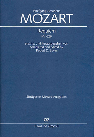 Requiem: K626: Vocal Score (Lewin: Carus Edition)