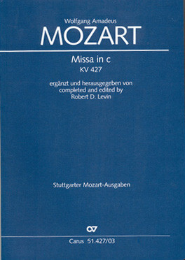 Missain C: Kv427: Vocal Score (Lewin: Carus Edition)
