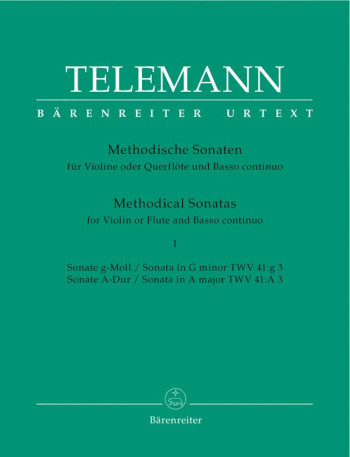 Methodical Sonatas: Vol 1: G Min & A: Violin Or Flute (Barenreiter)