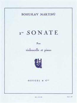 Sonata No.1: Cello & Piano (Heugel)