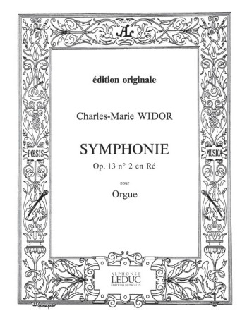 Symphony No.2 Op.13: Organ (Hamelle)