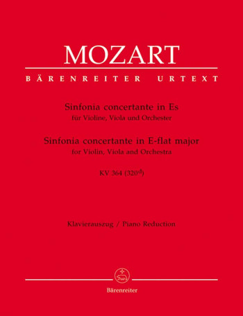 Sinfonia Concertante: Eb: K364 Violin Viola And Piano (Barenreiter)