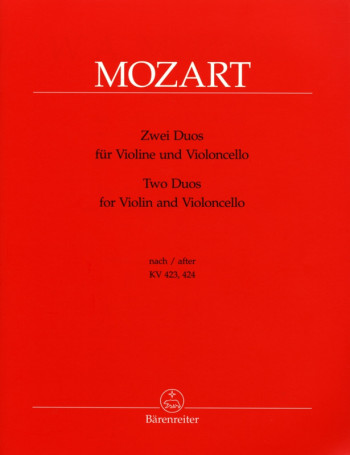 2 Duos K423: 424 Violin & Cello (Barenreiter)