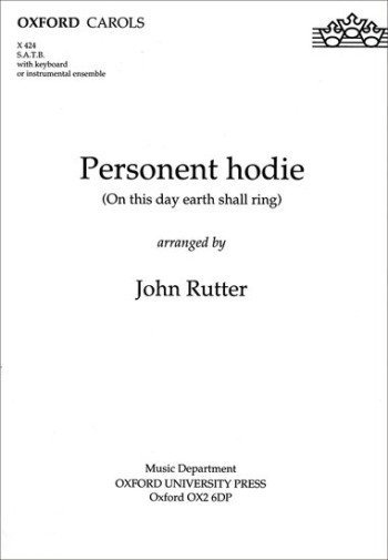 Personent Hodie: Vocal SATB  & Piano (OUP)