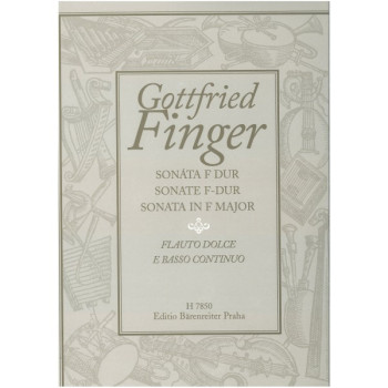 Sonata F Major- Treble Recorder And Piano