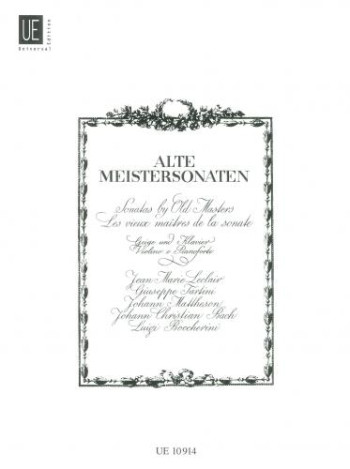 Sonatas By Old Masters: Violin and Piano