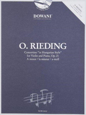 Concertino A Minor Op.21: Hungarian Style: Violin & Piano: Book & Cd (Downai)