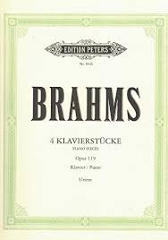 4 Klavierstucke Op.119: Piano (Peters)