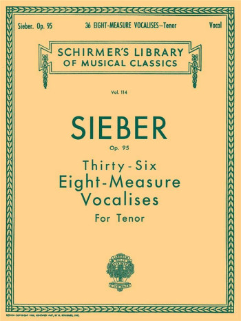 36 Eight Measure Vocalises: Tenor Voice